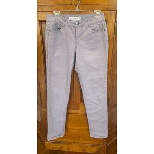 City Blues- Women's Lavender Straight Leg Jeans Size 8 with stretch!